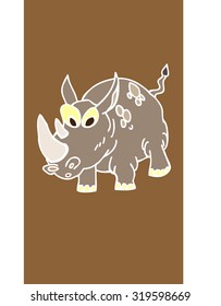 Rhinoceros cartoon