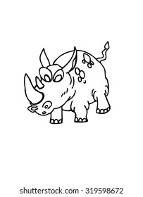 Rhinoceros cartoon
