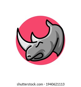 Rhinoceros cartoon vector illustration design