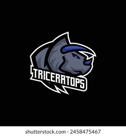 rhinoceros esport mascot design logo