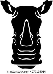 Rhinoceros head