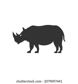 rhinoceros icon design template vector isolated illustration