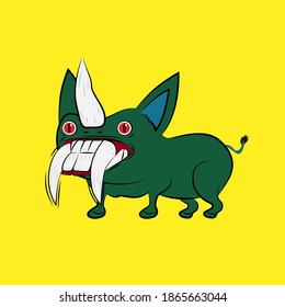 rhinoceros laughing out loud, streetwear or t-shirt design