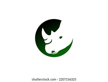 Rhinoceros Logo Design For Brand Logo