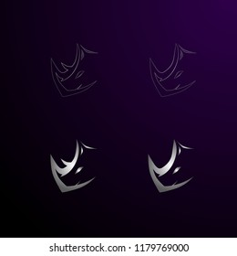 rhinoceros logo icon concept.
