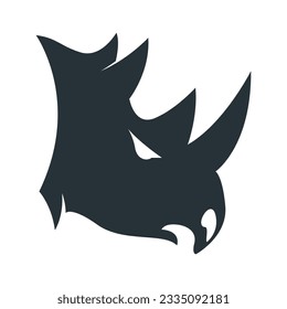 Rhinoceros logo icon design illustration