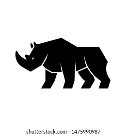 Rhinoceros Logo. Icon design. Template elements