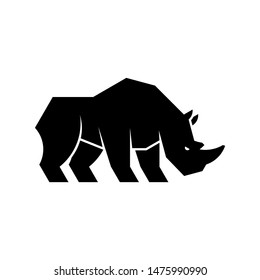 Rhinoceros Logo. Icon design. Template elements
