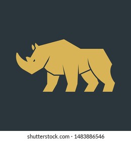 Rhinoceros Logo. Icon design. Template elements