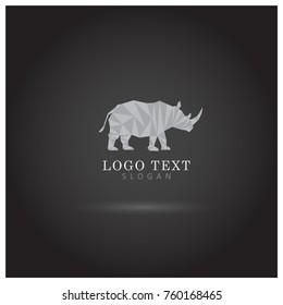 Rhinoceros Logo Icon Vector Template