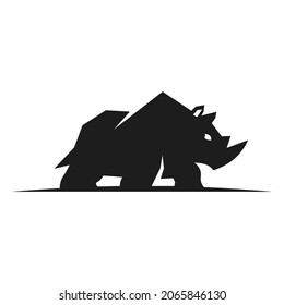 logotipo rhinoceros simple pero limpio