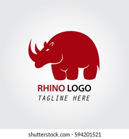 Rhinoceros logo template