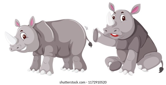 Rhino Cartoon Images, Stock Photos & Vectors | Shutterstock