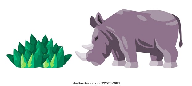 125 Rhinos Eating Stock Vectors, Images & Vector Art | Shutterstock