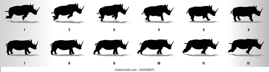 1,558 Rhino running Images, Stock Photos & Vectors | Shutterstock