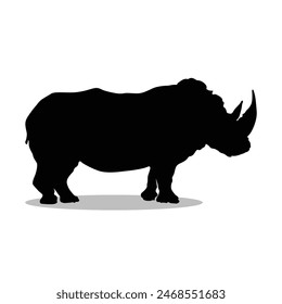 Nashorn-Silhouette-Illustration Design-Silhouette-Symbol