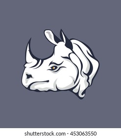 Rhinoceros Vector Icon