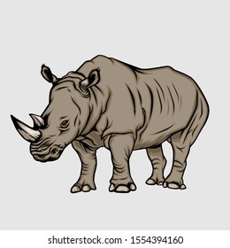 rhinoceros vector illustration ready to use for all purpose