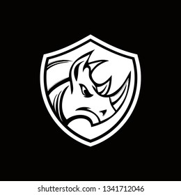 rhinoceros vector logo