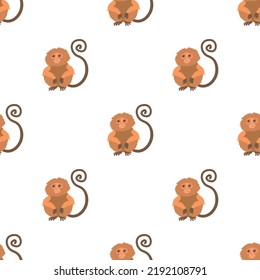 Rhinopithecus pattern seamless background texture repeat wallpaper geometric vector