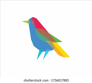 Rhinos, birds, gorillas, many colors vector with EPS 10 