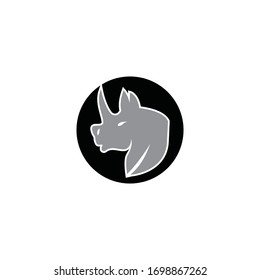 Vektorillustration des Rhinos-Kopfes