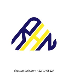 RHN letter logo creative design with vector graphic, RHN simple and modern logo.