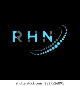 RHN letter logo creative design. RHN unique design.
