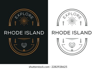 Rhode Island City Design, Vector illustration. - Shutterstock ID 2282928625