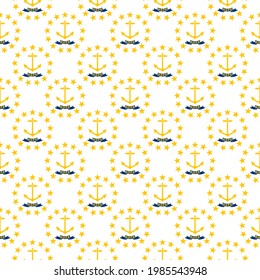 rhode island flag, seamless pattern. vector background

