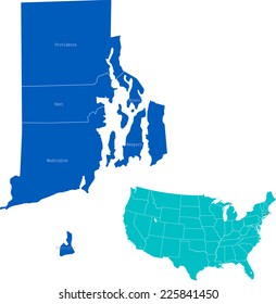 rhode island map