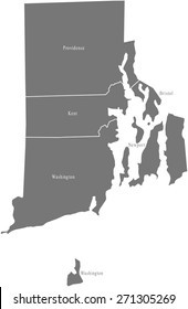 Rhode Island Map