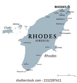 618 Rhodes greece map Images, Stock Photos & Vectors | Shutterstock