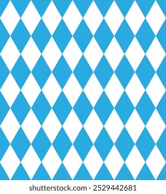 rhomb blue and hite diamond shape, oktoberfest background