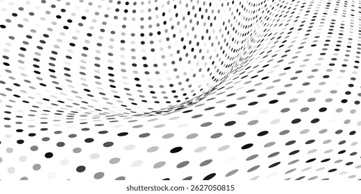 From rhomb to square mesh. Vector.