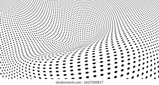 From rhomb to square mesh. Vector.