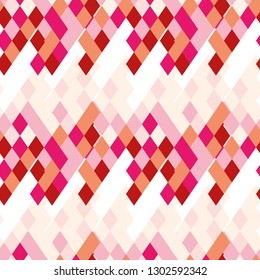 Rhombic bright pattern of iridescent details. Emotional pattern suitable for decoration paper.