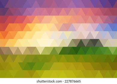 rhombic texture sunset colors