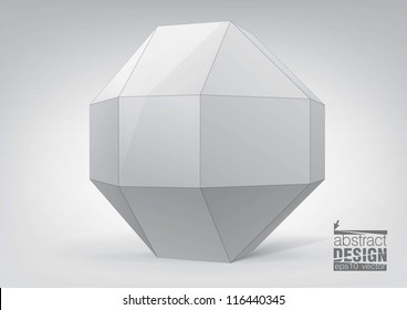 Rhombicuboctahedron for graphic design