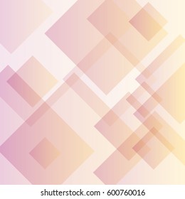 Rhombus abstract background vector. Presentation. Shaded. Red. Yellow.