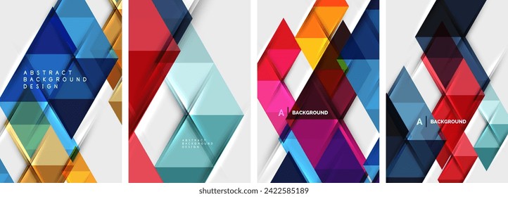 Rhombus abstract backgrounds. Vector illustration For Wallpaper, Banner, Background, Card, Book Illustration, landing page