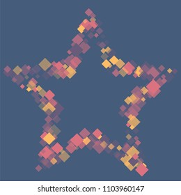 Rhombus abstract minimal geometric cover template of isolated elements.Future geometric template rhombus abstract. Used as print, card, backdrop, template, texture, background, wallpaper, banner