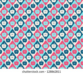 Rhombus Art Apple Texture