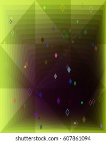 rhombus art icon