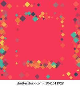 Rhombus backdrop minimal geometric cover template of isolated elements.Future geometric template rhombus backdrop. Used as print, backdrop, template, texture, background, wallpaper, banner