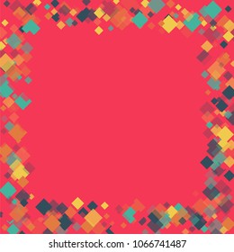Rhombus backdrop minimal geometric cover template of isolated elements.Future geometric template rhombus backdrop. Used as print, backdrop, template, texture, background, wallpaper, banner