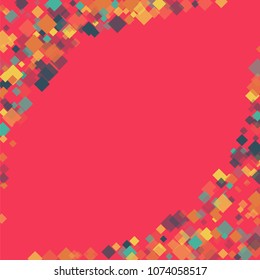 Rhombus backdrop minimal geometric cover template of isolated elements.Future geometric template rhombus backdrop. Used as print, backdrop, template, texture, background, wallpaper, banner