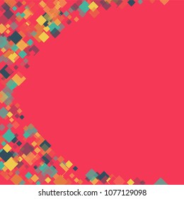 Rhombus backdrop minimal geometric cover template of isolated elements.Future geometric template rhombus backdrop. Used as print, backdrop, template, texture, background, wallpaper, banner