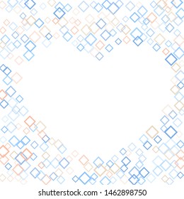 Rhombus backdrop minimal geometric cover template of isolated elements.Future geometric template rhombus backdrop. Used as print, backdrop, template, texture, background, wallpaper, banner