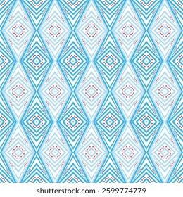rhombus background. chicago flag pattern for decoration and etc. vector illustration